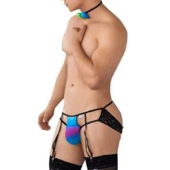 Ensemble Candyman Rainbow 99630 -Sous-vêtement Soldes costume candy 99630 cmod 4