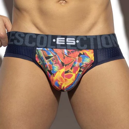 Jock Strap ES Collection Floral Mesh UN419 3 Jock Strap ES Collection Floral Mesh UN419
