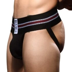 Jock Strap Andrew Christian FUKR Retro 92662 -Sous-vêtement Soldes jockstrap ac 92662 noir 4