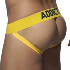 Jock Strap Addicted Push Up AD773 -Sous-vêtement Soldes jockstrap addited ad773 jaune 3