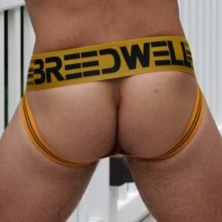 Jock Strap Cumdump BREEDWELL -Sous-vêtement Soldes jockstrap breedwell bw0068 jaune 3