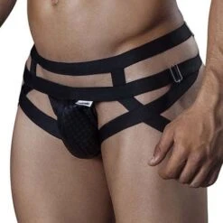 Jock Strap Candyman 99242 -Sous-vêtement Soldes jockstrap candy 99242 noir 4