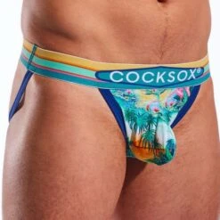Jock Strap CockSox Florida Keys CX21N -Sous-vêtement Soldes jockstrap cocksox cx21n bleu 4