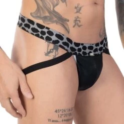 Jock Strap Eros Veneziani 7429 -Sous-vêtement Soldes jockstrap eros 7429 noir 4