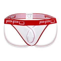 Jock Strap PPÜ 2103 7 Jock Strap PPÜ 2103 -Sous-vêtement Soldes jockstrap ppu 2103 blanc 9