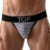 Jock Strap Stripes TOF PARIS TOF113N -Sous-vêtement Soldes jockstrap tof tof113n raye m
