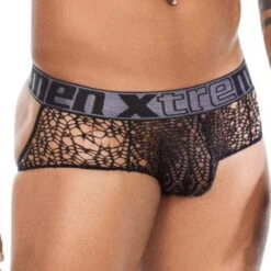 Jock Strap Xtremen Lace 91119 -Sous-vêtement Soldes jockstrap xtremen 91119 noir 4