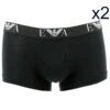 Pack De 2 Shortys Emporio Armani 111210 C715 -Sous-vêtement Soldes packs emporioarmani 111210c715 noir 1