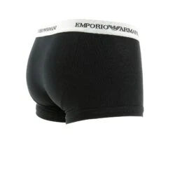 Pack 3 Shortys Emporio Armani 111357 C717 -Sous-vêtement Soldes packs emporioarmani 111357c717 noir 4