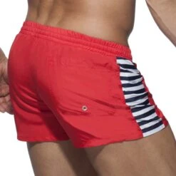 Short De Bain Addicted Sailor Stripes ADS177 8 Short De Bain Addicted Sailor Stripes ADS177 -Sous-vêtement Soldes shortbain addicted ads177 rouge 3