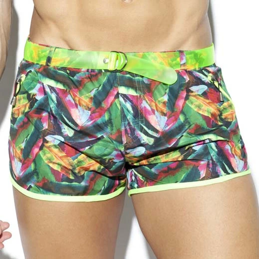 Short De Bain ES Collection Belt Flowery 2023 3 Short De Bain ES Collection Belt Flowery 2023