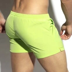 Short De Bain ES Collection Thin Stripes 2307 -Sous-vêtement Soldes shortbain esco 2307 vert 3