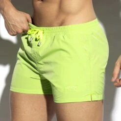 Short De Bain ES Collection Thin Stripes 2307 -Sous-vêtement Soldes shortbain esco 2307 vert 4