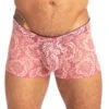 Shorty L Homme Invisible La Fleur Rose MY14LFR -Sous-vêtement Soldes shorty hi MY14LFR rose m