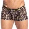 Shorty L Homme Invisible Oppulence DOro MY39ORO 1 Shorty L Homme Invisible Oppulence DOro MY39ORO -Sous-vêtement Soldes shorty hi MY39ORO noir m