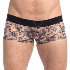 Shorty L Homme Invisible Fleurs De Peau UW05FDP