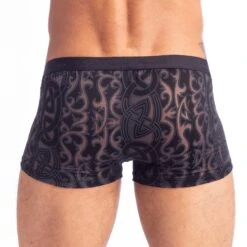Shorty L Homme Invisible Devore Tattoo MY39DEV -Sous-vêtement Soldes shorty hi my39dev noir 3