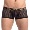 Shorty L Homme Invisible Flamme Noire MY39FLA -Sous-vêtement Soldes shorty hi my39fla noir m