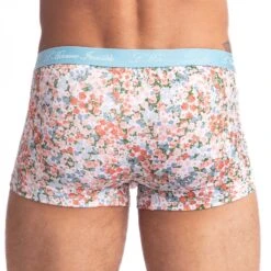 Shorty L Homme Invisible Lit De Fleurs MY39LDF -Sous-vêtement Soldes shorty hi my39ldf bleuciel 3