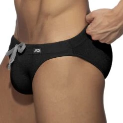 Slip De Bain Addicted Pique Speedo ADS318 -Sous-vêtement Soldes slipbain ad ads318 noir 4