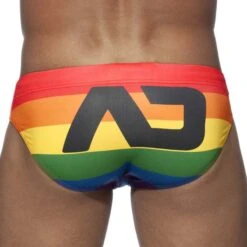Slip De Bain Addicted Rainbow ADS220 9 Slip De Bain Addicted Rainbow ADS220 -Sous-vêtement Soldes slipbain addicted ads220 rouge 3