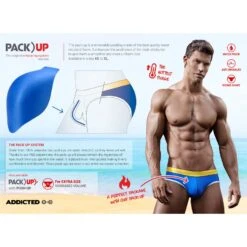 Slip De Bain Addicted Rainbow ADS220 11 Slip De Bain Addicted Rainbow ADS220 -Sous-vêtement Soldes slipbain addicted ads229 noir 5 1