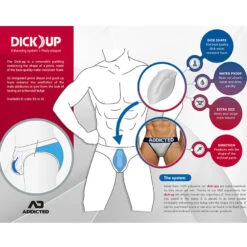 Slip De Bain Addicted Dick Up ADS237 -Sous-vêtement Soldes slipbain addicted ads237 rouge 5