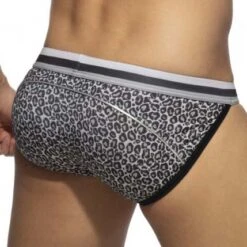 Slip De Bain Addicted Leopard Stripes ADS268 9 Slip De Bain Addicted Leopard Stripes ADS268 -Sous-vêtement Soldes slipbain addicted ads268 gris 3