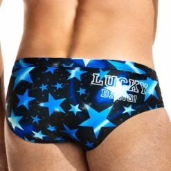 Slip De Bain BANG! Lucky Star 50211 -Sous-vêtement Soldes slipbain bang 50211 noir 3