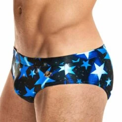 Slip De Bain BANG! Lucky Star 50211 -Sous-vêtement Soldes slipbain bang 50211 noir 4