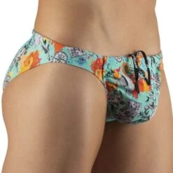 Slip De Bain FEEL ErgoWear Voyager EW1062 -Sous-vêtement Soldes slipbain ergo EW1062 turquoise 4