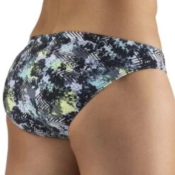 Slip De Bain FEEL ErgoWear Zigzag EW1056 -Sous-vêtement Soldes slipbain ergo ew1056 blanc 3