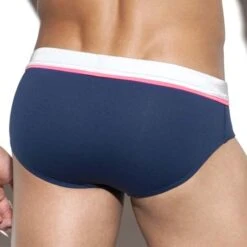 Slip De Bain ES Collection Marc 1801 -Sous-vêtement Soldes slipbain escollection 1801 bleu 3