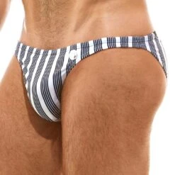 Slip De Bain Modus Vivendi Monochrome Moon DS2111 -Sous-vêtement Soldes slipbain modus DS2111 raye 4