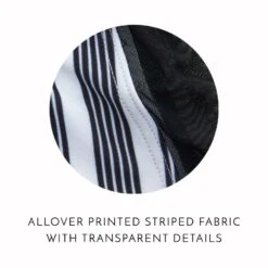 Slip De Bain Modus Vivendi Monochrome Moon DS2111 -Sous-vêtement Soldes slipbain modus DS2111 raye 5