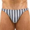 Slip De Bain Modus Vivendi Monochrome Moon DS2111 -Sous-vêtement Soldes slipbain modus DS2111 raye m