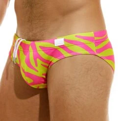 Slip De Bain Modus Vivendi Tiger DS2314 -Sous-vêtement Soldes slipbain modus DS2314 jaune 4