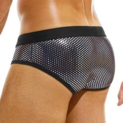 Slip De Bain Modus Vivendi Luminous ES2213 -Sous-vêtement Soldes slipbain modus ES2213 noir 3