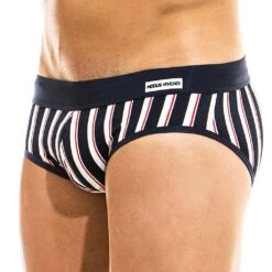 Slip De Bain Modus Vivendi Marine GS1912 -Sous-vêtement Soldes slipbain modus GS1912 bleu 4