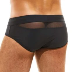 Slip De Bain Modus Vivendi Monochrome Moon DS2113 -Sous-vêtement Soldes slipbain modus ds2113 noir 3