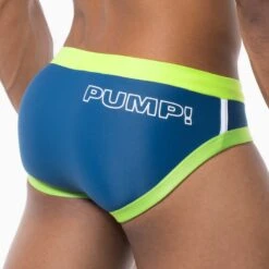 Slip De Bain Pump! Waterbrief 13006 -Sous-vêtement Soldes slipbain pump 13006 vert 4