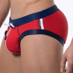 Slip De Bain Pump! Waterbrief 13007 -Sous-vêtement Soldes slipbain pump 13007 bleu 4