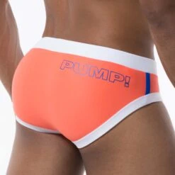 Slip De Bain Pump! Waterbrief 13008 -Sous-vêtement Soldes slipbain pump 13008 corail 3