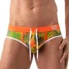 Slip De Bain Floral Swim TOF PARIS TOF191J -Sous-vêtement Soldes slipbain tof TOF191J jaune m