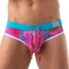 Slip De Bain Floral Swim TOF PARIS TOF191P 1 Slip De Bain Floral Swim TOF PARIS TOF191P -Sous-vêtement Soldes slipbain tof TOF191P rose m