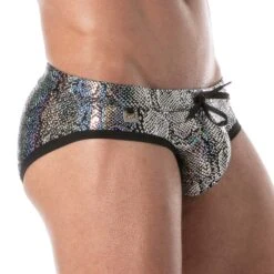 Slip De Bain Splendid TOF PARIS TOF264A -Sous-vêtement Soldes slipbain tof TOF264A argent 4