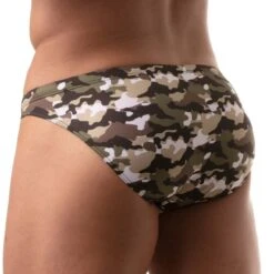 Slip De Bain Iconic Swim TOF PARIS TOF205K 14 Slip De Bain Iconic Swim TOF PARIS TOF205K -Sous-vêtement Soldes slipbain tof tof205k camo 3
