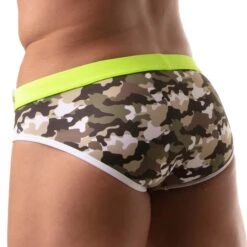 Slip De Bain Iconic Swim TOF PARIS TOF206K -Sous-vêtement Soldes slipbain tof tof206k camo 3