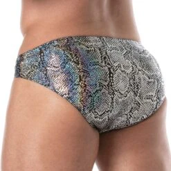 Slip De Bain Splendid TOF PARIS TOF265A -Sous-vêtement Soldes slipbain tof tof265a argent 3