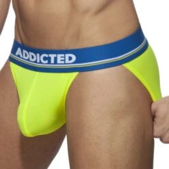 Tanga Cockring Addicted C-Through AD920 9 Tanga Cockring Addicted C-Through AD920 -Sous-vêtement Soldes tanga addicted ad920 jaune 4
